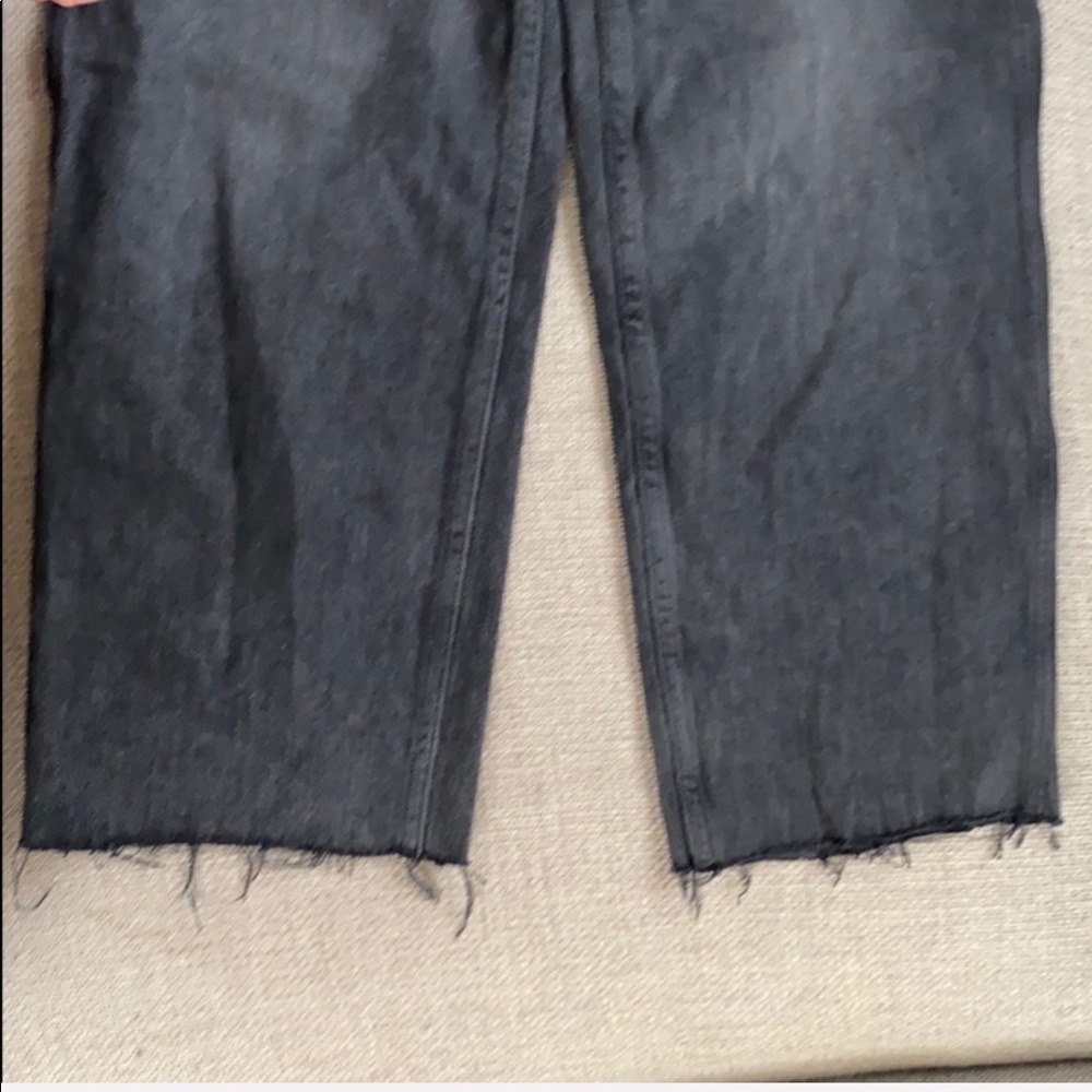 NEW We The Free Free People Black Overalls Size 24 - Picture 4 of 8